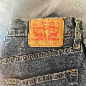 Levi 512 Jeans Men’s Light Acid Wash 31x32